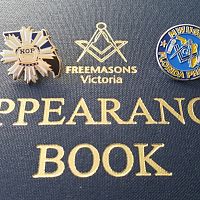 Pins sent as gifts from USA to Southern Australia